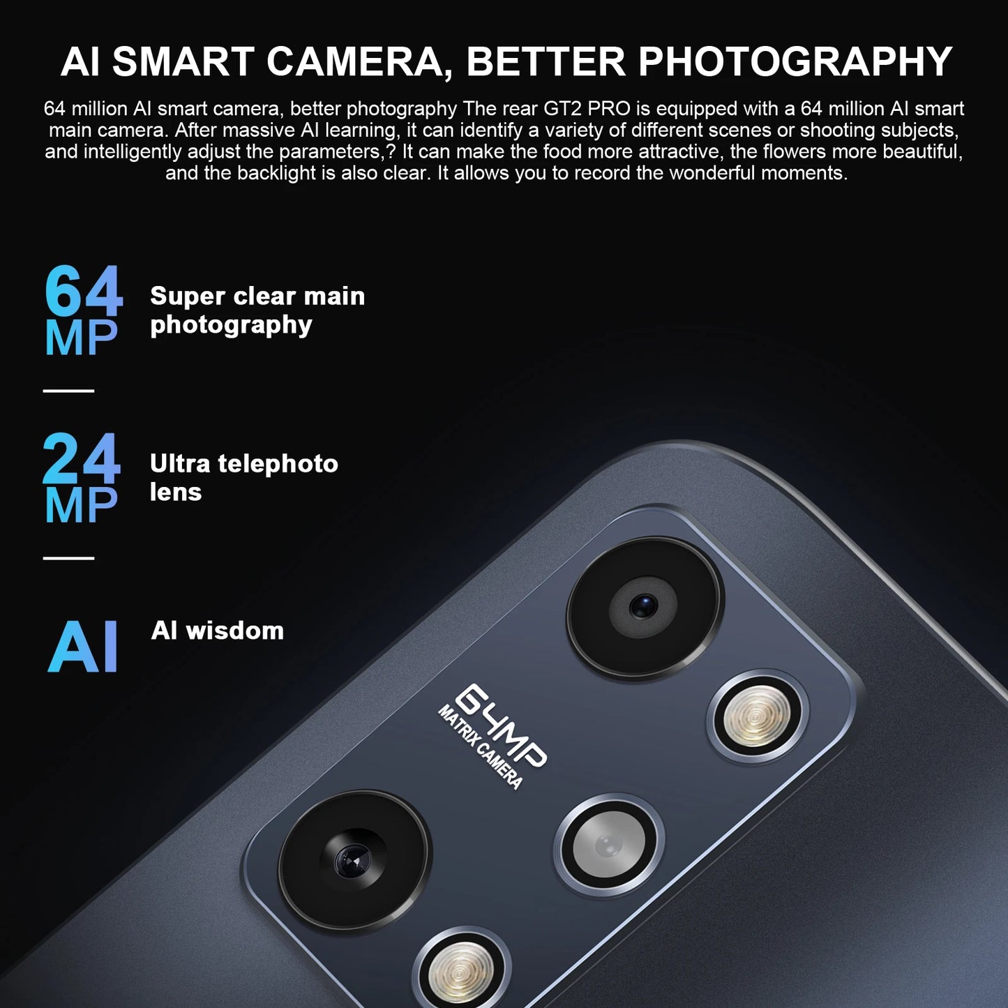 Global Version HTM GT2 Pro 6.8 Inch Cell Phone