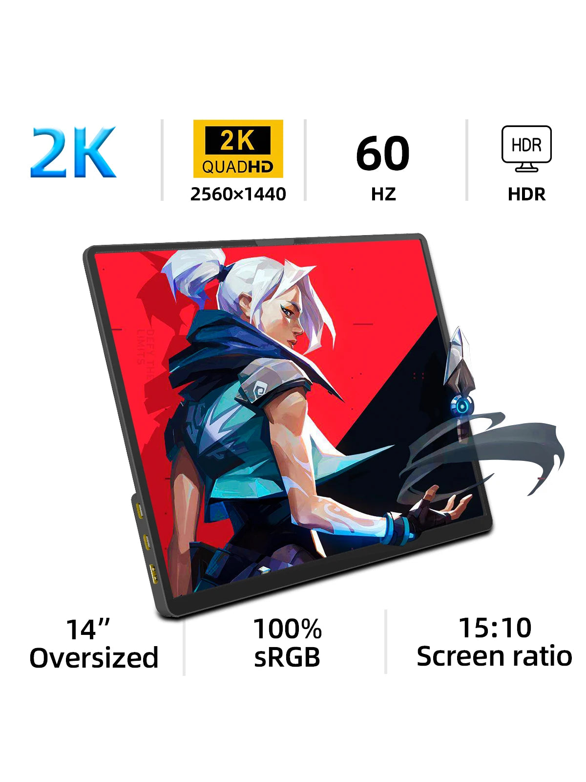 14-inch 2K Portable Monitor