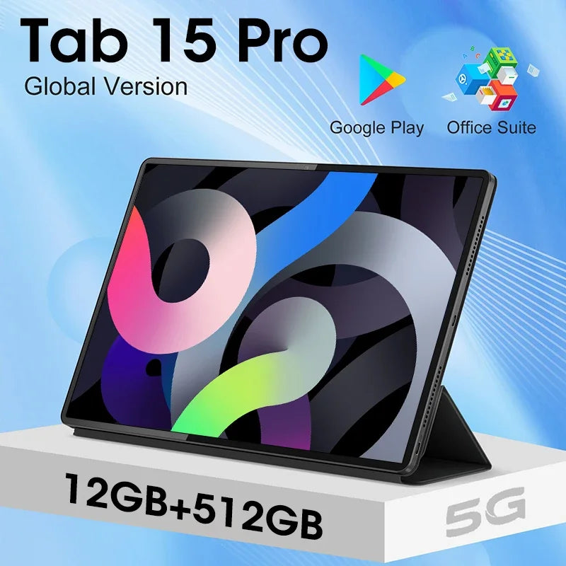 Tab 15 Pro Tablet Android 12 Global Version