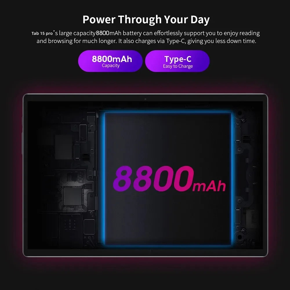 Tab 15 Pro Tablet Android 12 Global Version