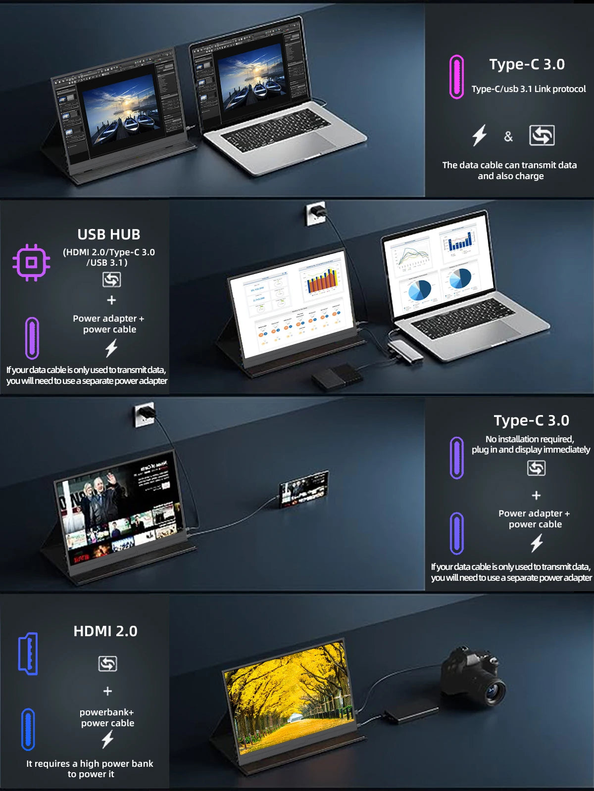 14-inch 2K Portable Monitor