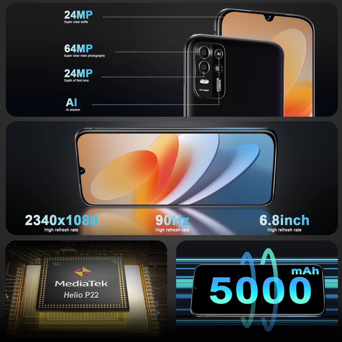 New Original Smartphone HTM Note20 Ultra