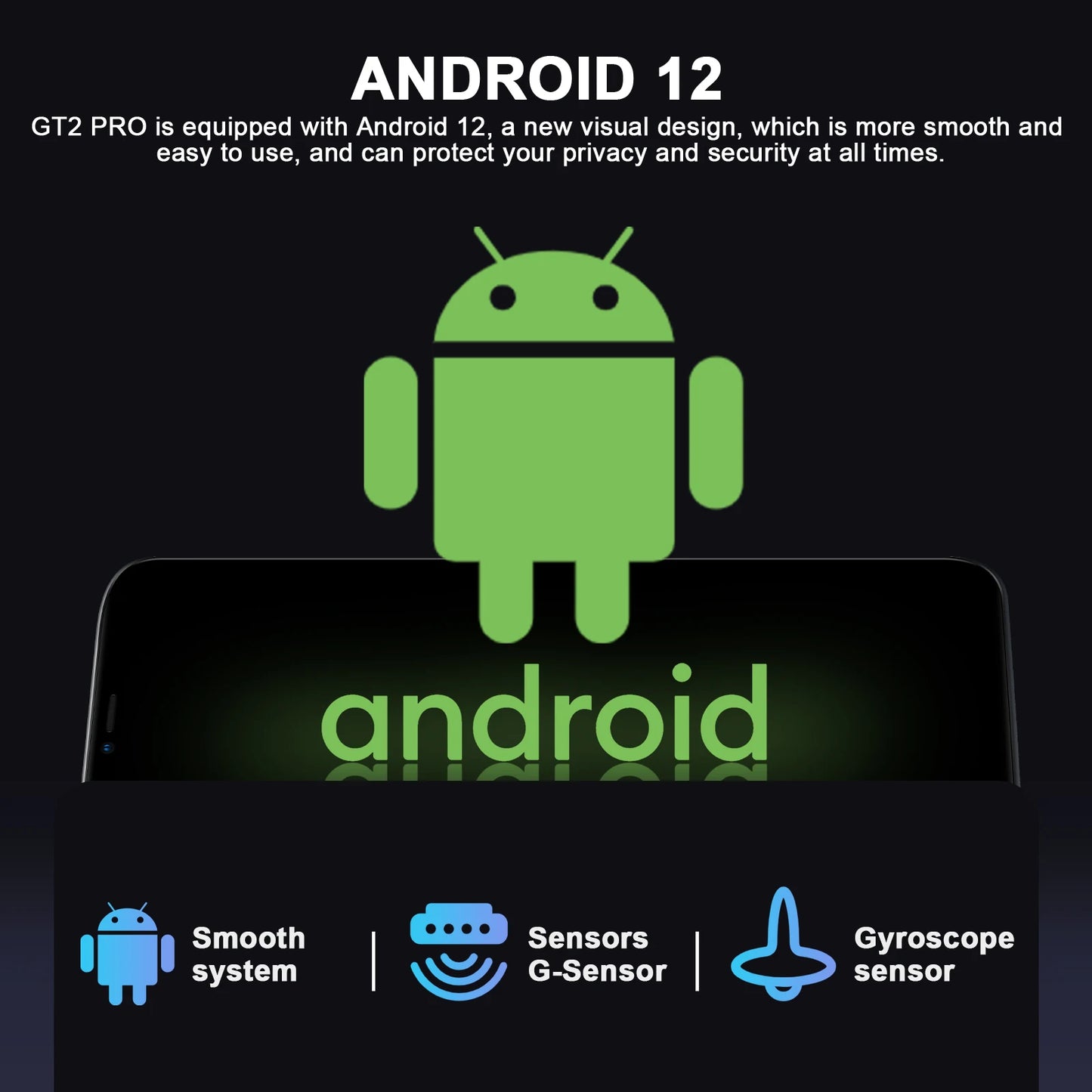 Global Version HTM GT2 Pro 8GB 256GB Smartphone