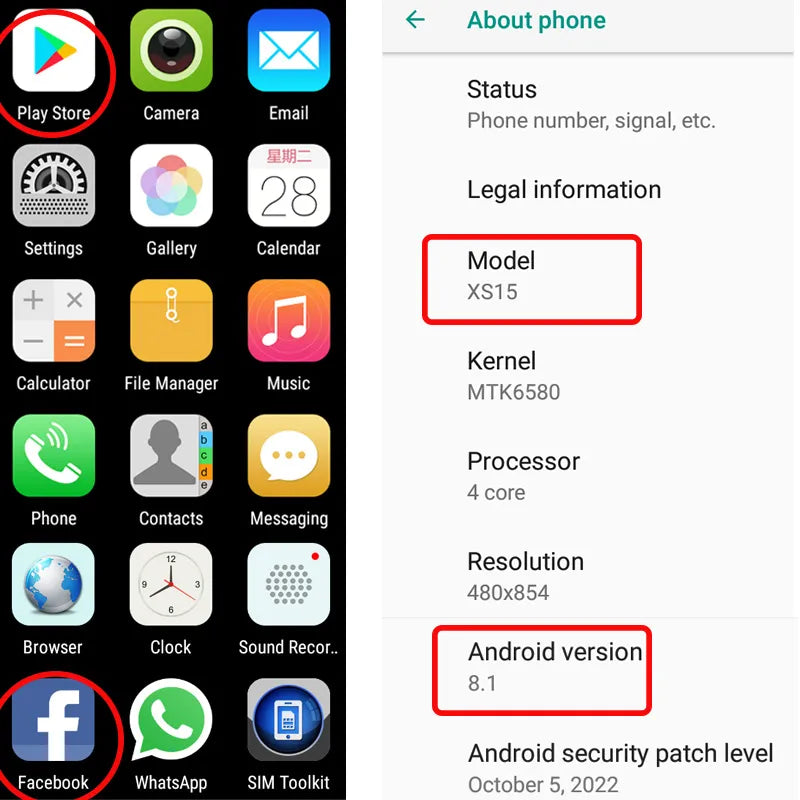 XS15 Mi Phone SmartPhone