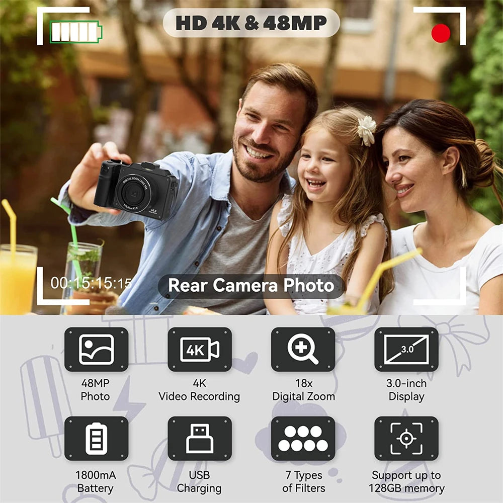 Beginner 4k Wifi Digital Camera